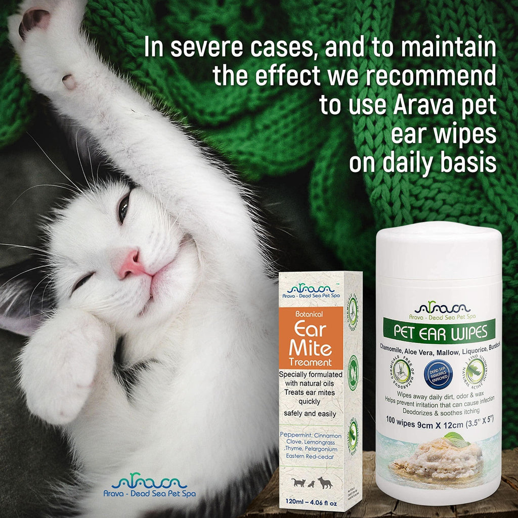 Soulagement des Oreilles pour Animaux - Traitement Naturel pour Chiens & Chats