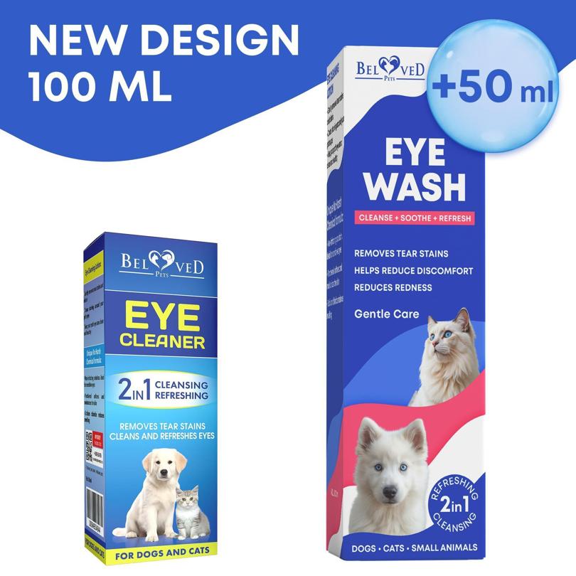 Gouttes de Purification des Yeux pour Animaux & Traitement des Traces de Larmes
