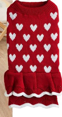 Pull de Princesse pour Chiens pour les Fêtes