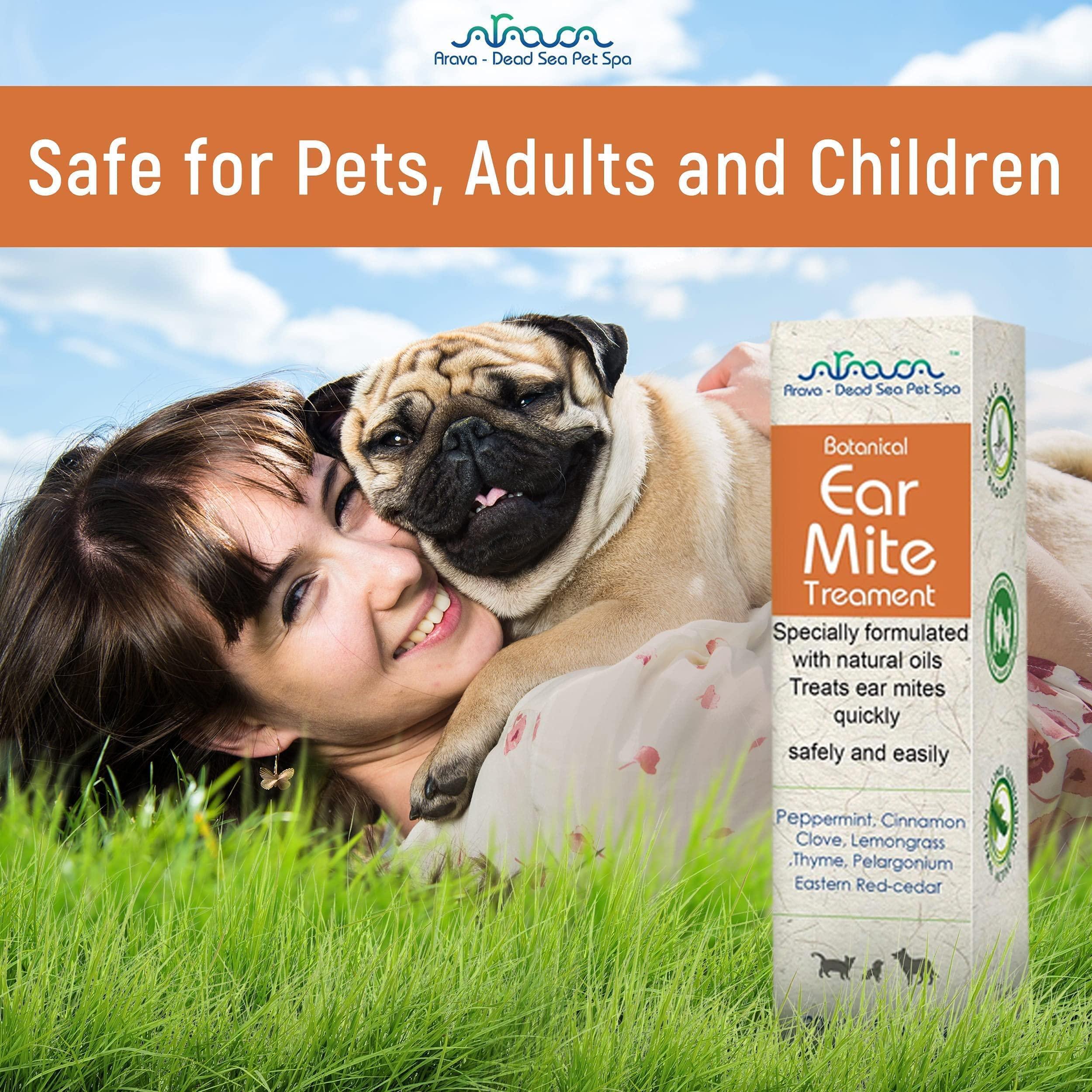 Soulagement des Oreilles pour Animaux - Traitement Naturel pour Chiens & Chats