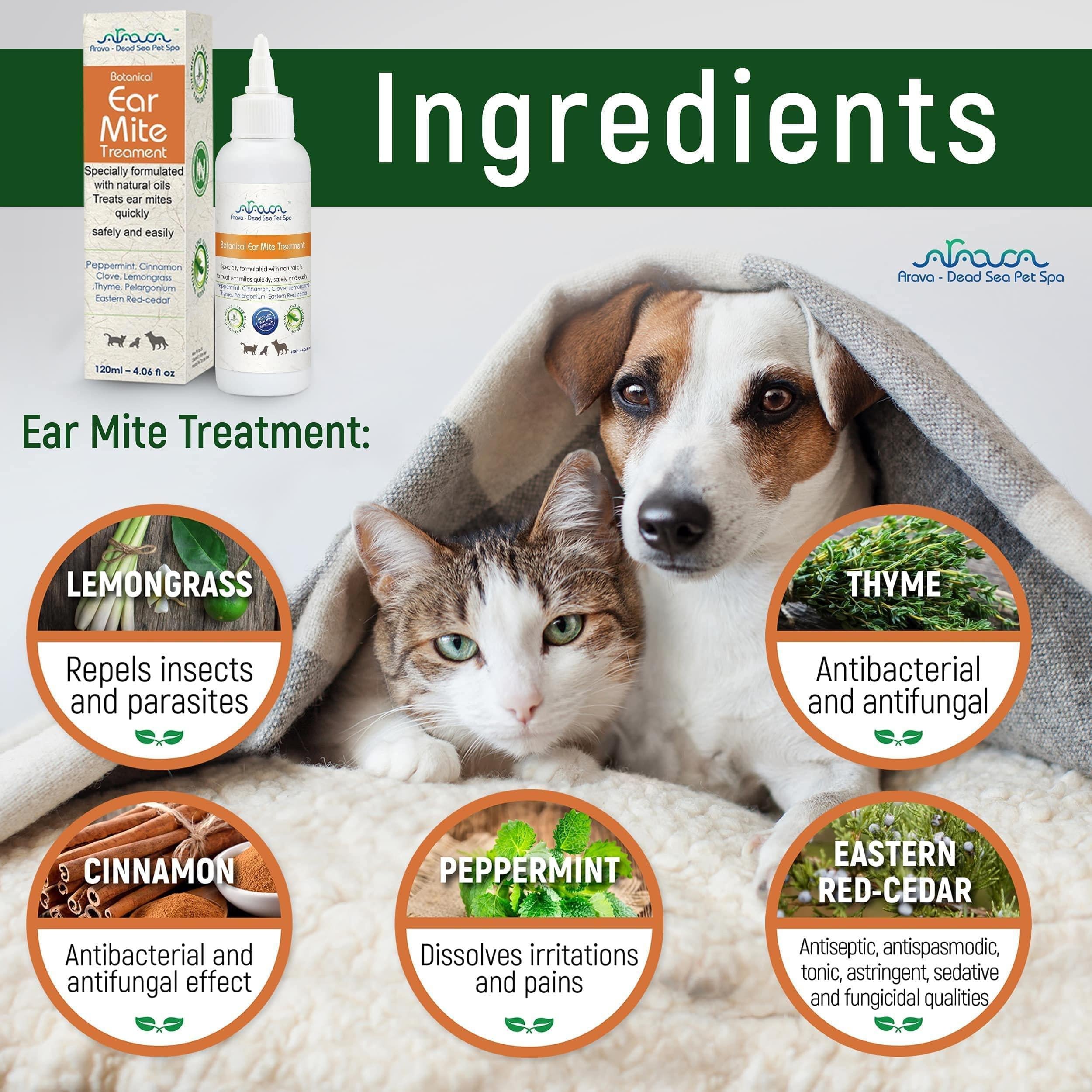 Soulagement des Oreilles pour Animaux - Traitement Naturel pour Chiens & Chats
