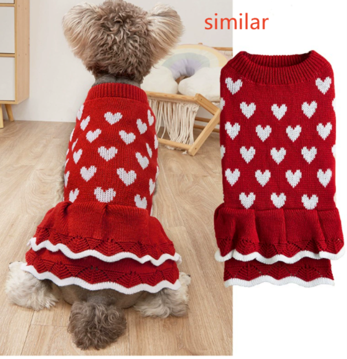 Pull de Princesse pour Chiens pour les Fêtes