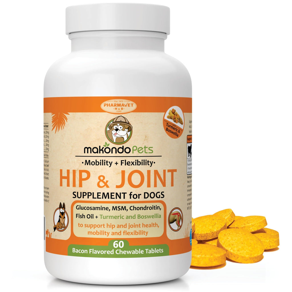 Chews pour la Santé Articulaire des Chiens avec Glucosamine & Curcuma
