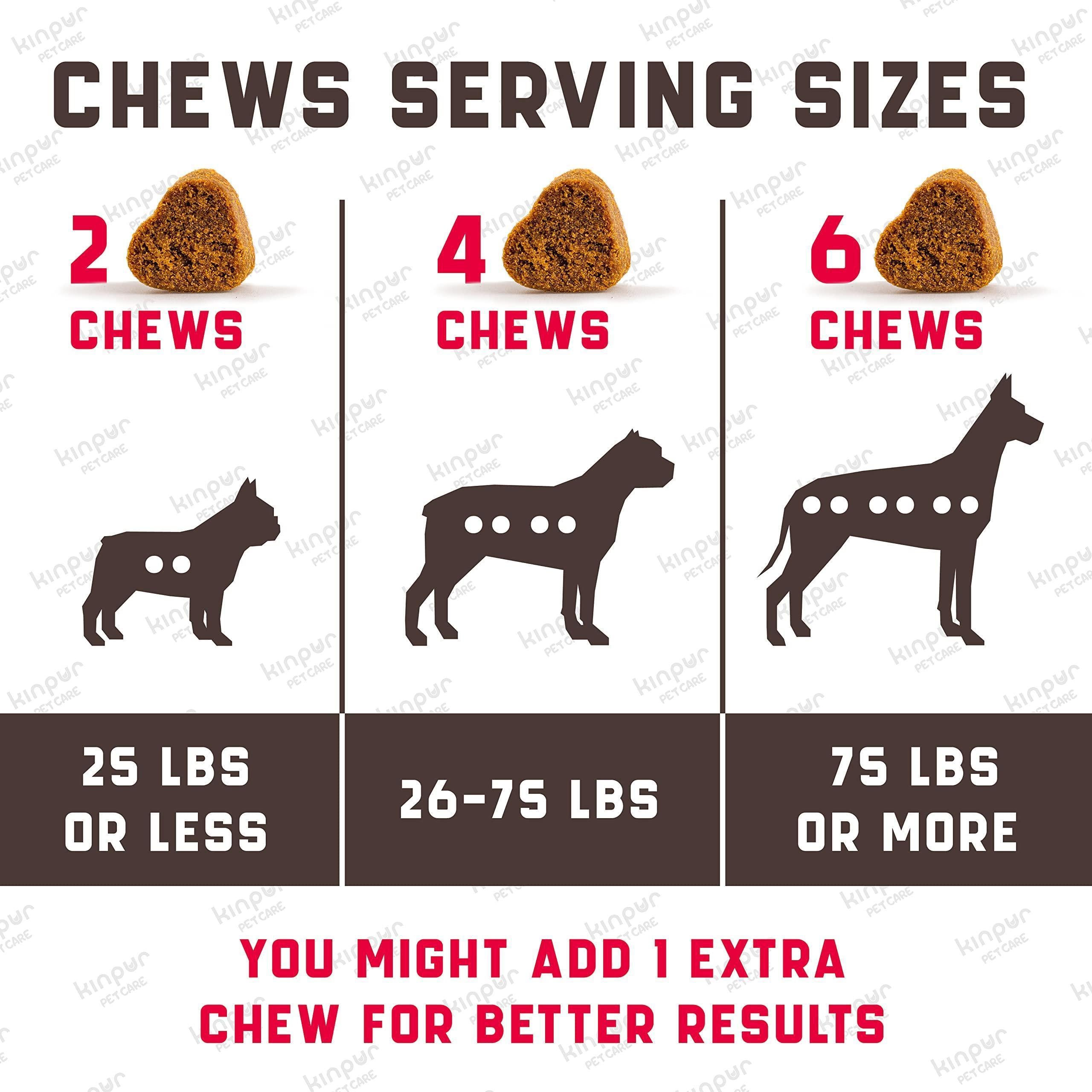 180 Pièces Cranberry Chews Complément de Canneberge pour Chiens Aide Naturelle pour les Voies Urinaires