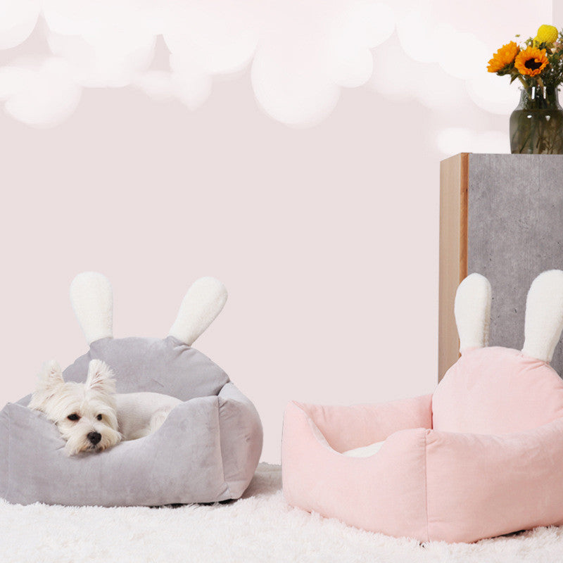 Lit Universel pour Chiens avec Coussin Lavable pour Animaux de Compagnie
