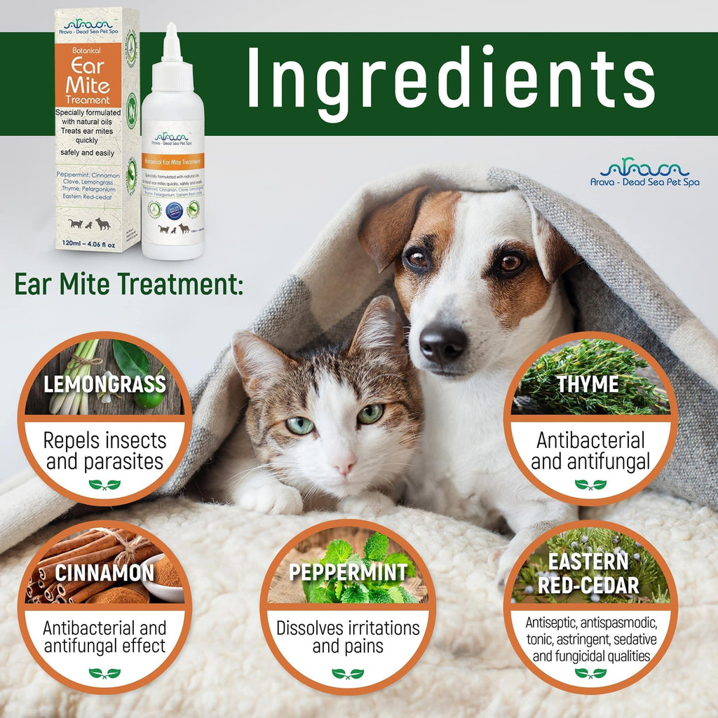 Soulagement des Oreilles pour Animaux - Traitement Naturel pour Chiens & Chats