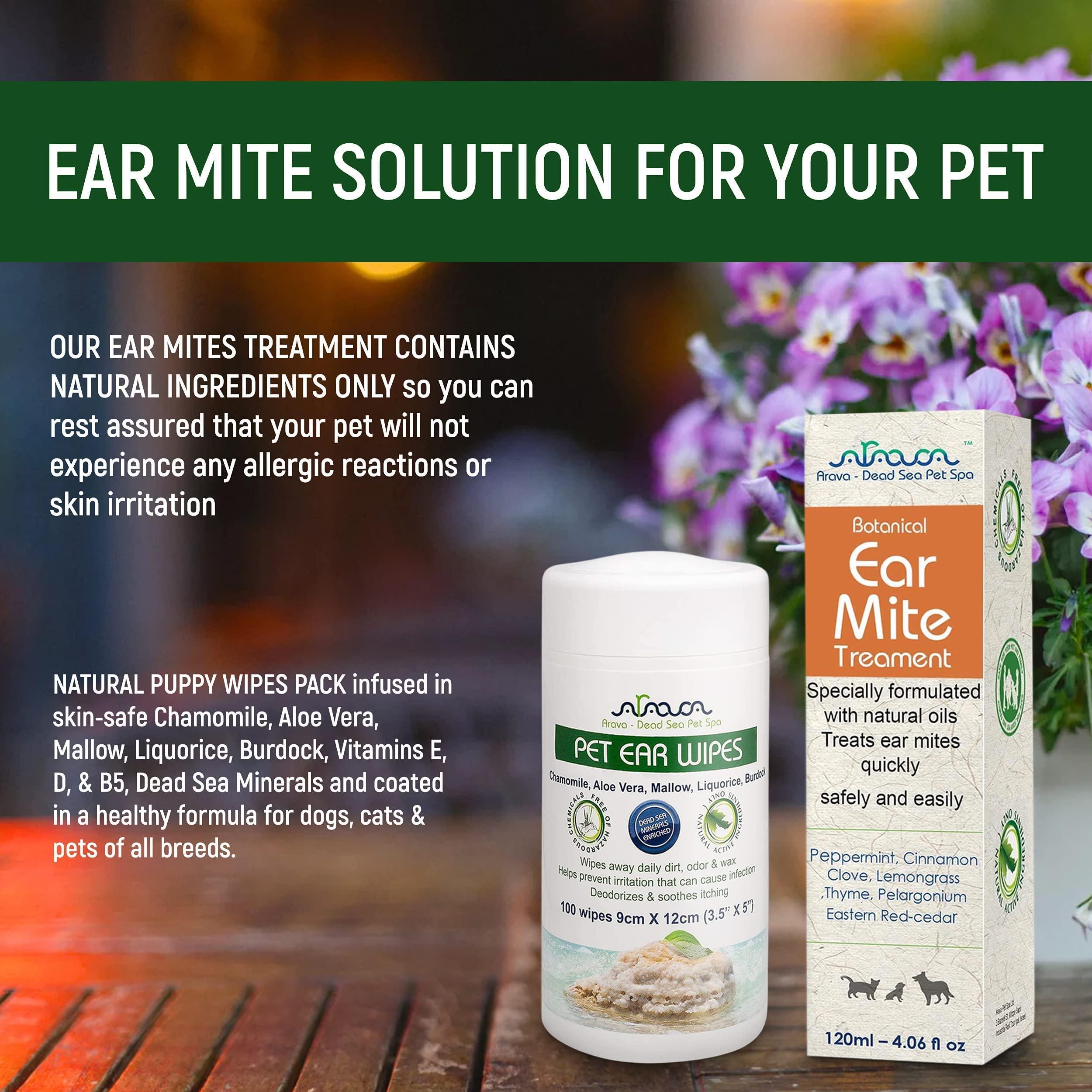 Soulagement des Oreilles pour Animaux - Traitement Naturel pour Chiens & Chats